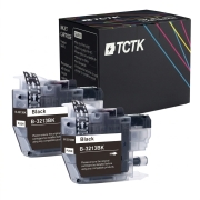 TCTK atramentové kazety LC3213BK 2 ks čierna kompatibilné s Brother DCP-J 572 DW DCP-J 772 DW MFC-J 491 DW MFC-J 497 DW MFC-J 895 DW, nahrádza LC3213BK