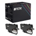 TCTK atramentové kazety LC-424 balenie 2 ks čierna kompatibilné s Brother DCP-J 1200 DCP-J 1200 DW DCP-J 1200 W DCP-J 1200 WE, nahrádza LC424BK