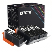 TCTK Atramentové náplne C-525BK sada 2 ks čierna kompatibilný s Canon PIXMA IP4850 IP4950 IX6550 MG5150 MG5250 MG5350 MG6150 MG6250 MG8150 MG8250 MX715 MX885 MX895
