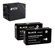 TCTK Atramentové náplne 953XL sada 2 ks čierna kompatibilný s HP OfficeJet Pro 7700 7720 7730 7740, OfficeJet Pro 7740 WF, OfficeJet Pro 8200 8210 8216 8218 8710 8715 8718 8719 8720, nahrádza L0S70AE