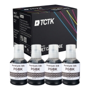 TCTK Atramentové náplne GI-51PGBK sada 4 ks čierna kompatibilný s Canon PIXMA G 1520 1530 1560 2520 2560 2570 3520 3560 3570 3571 3572 3590 4570, nahrádza 4529C001