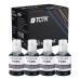 TCTK Atramentové náplne GI-51PGBK sada 4 ks čierna kompatibilný s Canon PIXMA G 1520 1530 1560 2520 2560 2570 3520 3560 3570 3571 3572 3590 4570, nahrádza 4529C001