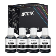 TCTK Atramentové náplne GI-56BK sada 4 ks čierna kompatibilný s Canon MAXIFY GX 3040 3050 4040 4050 5050 5150 5540 5550 6050 6150 6550 7050 7055 7150, nahrádza 4412C001