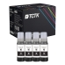 TCTK Atrament 102 balenie 4 ks Čierna kompatibilný s Epson EcoTank ET-15000 ET-2700 ET-2750 ET-2850 ET-3700 ET-3750 ET-3850 ET-4750 ET-4850 WorkForce ST-2000, nahradzuje C13T03R140