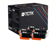 TCTK Atramentové náplne C-526BK sada 4 ks čierna kompatibilný s Canon PIXMA IP4850 IP4950 IX6550 MG5150 MG5250 MG5350 MG6150 MG6250 MG8150 MG8250 MX715 MX885 MX895