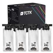 TCTK Atramentové náplne C13T01C100 sada 4 ks čierna kompatibilný s Epson WorkForce Pro WF-C 529 R, WorkForce Pro WF-C 529 R DTW, WorkForce Pro WF-C 579 R D2TWF DTWF DWF