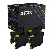 TCTK Atramentové náplne T0551 sada 4 ks čierna kompatibilný s Epson Stylus Photo R 240 245, Stylus Photo RX 420 425 520, nahrádza C13T05514010