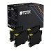 TCTK Atramentové náplne T0551 sada 4 ks čierna kompatibilný s Epson Stylus Photo R 240 245, Stylus Photo RX 420 425 520, nahrádza C13T05514010