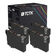 TCTK Atramentové náplne 27 sada 4 ks čierna kompatibilný s Epson WorkForce WF-3600, pre WorkForce WF-3620 DWF WF, pre WorkForce WF-3640 DTWF, pre WorkForce WF-7110 DTW, nahrádza C13T27014012