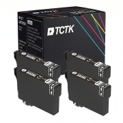 TCTK Atramentové náplne 503XL sada 4 ks čierna kompatibilný s Epson Expression Home XP-5200 XP-5205, WorkForce WF-2960, WorkForce WF-2960 DWF, WorkForce WF-2965 DWF, nahrádza C13T09R14010