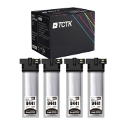 TCTK Atramentové náplne T9441 sada 4 ks čierna kompatibilný s Epson WorkForce Pro WF-C 5210 DW, WorkForce Pro WF-C 5215 DW, WorkForce Pro WF-C 5290 DW, nahrádza C13T944140