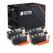 TCTK Atramentové náplne 655 sada 4 ks čierna kompatibilný s HP Deskjet Ink Advantage 3525, Deskjet Ink Advantage 3525E All-in-One, Deskjet Ink Advantage 4615 4625, nahrádza CZ109AE