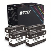TCTK Atramentové náplne 711 sada 4 ks čierna kompatibilný s HP DesignJet T 120, DesignJet T 120 24 Inch, DesignJet T 125 130 520, DesignJet T 520 24 Inch, DesignJet T 520 36 Inch, nahrádza CZ133A