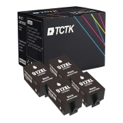 TCTK Atramentové náplne 912XL sada 4 ks čierna kompatibilný s HP OfficeJet 8010, OfficeJet Pro 8010 8012 8013 8014 8015 8017 8018 8020 8022 8023 8024 8025 8026 8028 8035, nahrádza 3YL84AE