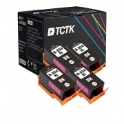 TCTK Atramentové náplne 934XL sada 4 ks čierna kompatibilný s HP OfficeJet 6800 6812 6815 6820 6822 6825, OfficeJet e-All-in-One Printer, OfficeJet e-tout-en-un, OfficeJet Pro 6200, nahrádza C2P23AE