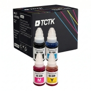 Multipack (4) Atramenty CMYK (Azúrová/Purpurová/Žltá/Čierna) Kompatibilné s Canon PIXMA - Nahrádza GI-490BK