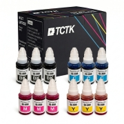 Multipack (12) Atramenty CMYK (Azúrová/Purpurová/Žltá/Čierna) Kompatibilné s Canon PIXMA - Nahrádza GI-490BK