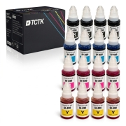 Multipack (16) Atramenty CMYK (Azúrová/Purpurová/Žltá/Čierna) Kompatibilné s Canon PIXMA - Nahrádza GI-490BK