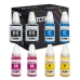 TCTK atrament 135ml GI-490C GI-490M GI-490Y 8ks CMYK kompatibilný s Canon PIXMA G1400 G1410 G1411 G2400 G2410 G2411 G3400 G3410 G3411 G4400 G4410 G4411, nahrádza GI-490C GI-490M GI-490Y