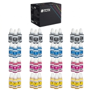 TCTK atrament 135ml GI-490C GI-490M GI-490Y 4 balenie CMYK kompatibilný s Canon PIXMA G1400 G1410 G1411 G2400 G2410 G2411 G3400 G3410 G3411 G4400 G4410 G4411, nahrádza GI-490C GI-490M GI-490Y
