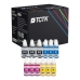TCTK atrament GI-590 BK GI-590 C GI-590 M GI-590 Y 12 ks CMYK kompatibilný s Canon PIXMA G1500 G2500 G3500 G4400 G4500, nahrádza 1603C001