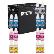 TCTK toner 70ml 4 balenie CMYK kompatibilný s Canon PIXMA G1000 G1010 G2000 G2002 G2010 G3000 G3010 G4000 G4010, nahrádza GI-790BK GI-790Y