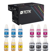 TCTK inkoust 3x Black 3x Cyan 3x Magenta 3x Yellow kompatibilný s Canon PIXMA G1000 G1010 G2000 G2002 G2010 G3000 G3010 G4000 G4010, nahrádza GI-790BK GI-790Y