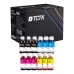 TCTK atramentové náplne 32XL 31 C M Y 12-balenie CMYK kompatibilné s HP Smart Tank 502 510 5100 5105 5106 5107 5108 513 514 517, nahrádza 1VV24AA