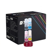 Multipack (4) Atramenty CMYK (Azúrová/Purpurová/Žltá/Čierna) Kompatibilné s Epson EcoTank - Nahrádza 70ml E-101BK
