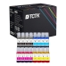 Multipack (16) Atramenty CMYK (Azúrová/Purpurová/Žltá/Čierna) Kompatibilné s Epson EcoTank, WorkForce - Nahrádza 102 (C13T03R140 )