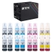 Multipack (16) Atramenty CMYK (Azúrová/Purpurová/Žltá/Čierna) Kompatibilné s Epson EcoTank - Nahrádza E-103BK