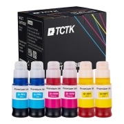 TCTK Atrament GI-50C GI-50M GI-50Y sada 6 ks 2xCMY kompatibilný s Canon PIXMA G 5045 5050 5055 6045 6050 6055 7045 7050 7055, nahrádza 3403C001