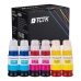 TCTK Atrament GI-50C GI-50M GI-50Y sada 6 ks 2xCMY kompatibilný s Canon PIXMA G 5045 5050 5055 6045 6050 6055 7045 7050 7055, nahrádza 3403C001