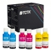 TCTK Atramentové náplne 70ml GT52M GT52Y sada 6 ks CMY (po 2 ks) kompatibilný s HP DeskJet GT 5810 5820 5822, Ink Tank 115 118 310 311 315 318 319 410 411 412 415 416 418 419, Smart Tank 500 502 508