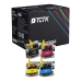 TCTK atramentové kazety LC223BK LC223M LC223Y LC223C 4 balenie CMYK kompatibilné s Brother DCP-J4120DW DCP-J562DW MFC-J1140W, nahrádza LC223BK LC223M LC223Y LC223C