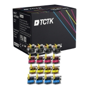 TCTK Atramentové kazety LC223BK LC223M LC223Y LC223C 16ks CMYK kompatibilné s Brother DCP-J4120DW DCP-J562DW MFC-J1140W, nahrádza LC223BK LC223M LC223Y LC223C