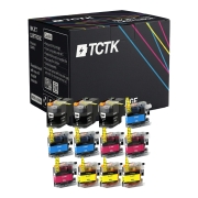 TCTK toner 125A 128A CRG-716 4 balenie CMYK kompatibilný s Brother MFC-J 5920 DW, nahrádza LC22EBK