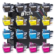 TCTK ink náplň 4balenie CMYK kompatibilný s Brother DCP-J 572 DW DCP-J 772 DNW DCP-J 772 DW DCP-J 774 DW MFC-J 490 MFC-J 491 DW MFC-J 497 DW MFC-J 890 DW MFC-J 895 DW, nahrádza LC3211BK LC3213Y LC3213C LC3213M