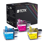TCTK atramentové kazety LC3211C LC3211M LC3211Y sada 3 ks CMY kompatibilné s Brother DCP-J572DW DCP-J772DW DCP-J774DW MFC-J491DW MFC-J497DW, nahrádza LC3211C LC3211M LC3211Y