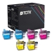 TCTK atramentové kazety LC3211C LC3211M LC3211Y balenie 6 ks CMY kompatibilné s Brother DCP-J572DW DCP-J772DW DCP-J774DW MFC-J491DW MFC-J497DW, nahrádza LC3211C LC3211M LC3211Y