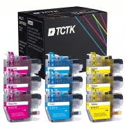 TCTK atramentové kazety LC3211C LC3211M LC3211Y balenie 9 ks CMY kompatibilné s Brother DCP-J572DW DCP-J772DW DCP-J774DW MFC-J491DW, nahrádza LC3211C LC3211M LC3211Y