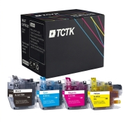 TCTK atramentové kazety LC-3217 LC-3219XL 4 balenie CMYK kompatibilné s Brother MFC-J 5330 DW 5335 DW DWF 5730 DW 5830 DW 5930 DW, nahrádza LC3217BK