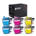 TCTK atramentové kazety LC-3217 balenie 6 ks CMY kompatibilné s Brother MFC-J 5330 DW 5730 DW 6530 DW 6930 DW, nahrádza LC3217C