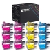 TCTK atramentové kazety LC3217 balenie 12 ks CMY kompatibilné s Brother MFC-J5330DW J5730DW J6530DW J6930DW, náhrada za LC3217C