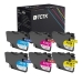 TCTK atramentové kazety 4-pack LC-3237 LC-3239XL CMYK kompatibilné s Brother HL-J 6000 DW HL-J 6100 DW MFC-J 5945 DW 6945 DW 6947 DW, nahrádza LC3237BK