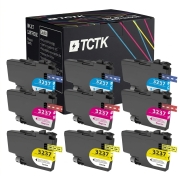 TCTK atramentové kazety LC-3237 sada 9 ks CMY kompatibilné s Brother HL-J 6000 DW HL-J 6100 DW MFC-J 5945 DW MFC-J 6945 DW MFC-J 6947 DW, nahrádza LC3237C