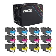 TCTK atramentové kazety LC-3237 balenie 12 ks CMY kompatibilné s Brother HL-J 6000 DW HL-J 6100 DW MFC-J 5945 DW 6945 DW 6947 DW, nahrádza LC3237C