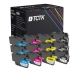 TCTK Atramentové kazety LC-427 LC-427XL 12 ks CMYK kompatibilné s Brother HL-J 6010 DW MFC-J 5955 DW MFC-J 6950 6955 DW 6957 DW 6959 DW, nahrádza LC427BK