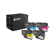 TCTK atramentové náplne LC-427 LC-427XL sada 4 ks CMYK kompatibilné s Brother HL-J 6010 DW MFC-J 5955 DW MFC-J 6955 DW, nahrádza LC427BK