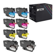 TCTK atramentové kazety LC-427 LC-427XL 8-balenie CMYK kompatibilné s Brother HL-J 6010 DW MFC-J 5955 DW MFC-J 6950 MFC-J 6955 DW MFC-J 6957 DW MFC-J 6957 DWT MFC-J 6959 DW, nahrádza LC427BK